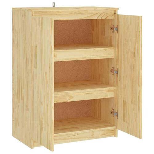 Skab 60x36x84 cm massivt fyrretræ