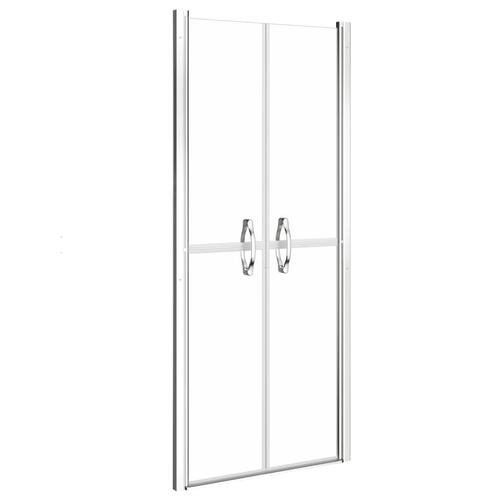 Brusedør 91x190 cm klart sikkerhedsglas