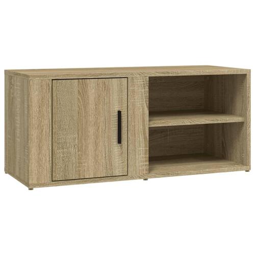 Tv-borde 2 stk. 80x31,5x36 cm konstrueret træ sonoma-eg