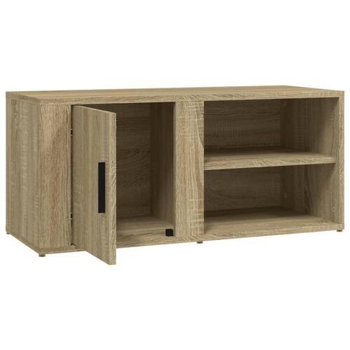 Tv-borde 2 stk. 80x31,5x36 cm konstrueret træ sonoma-eg
