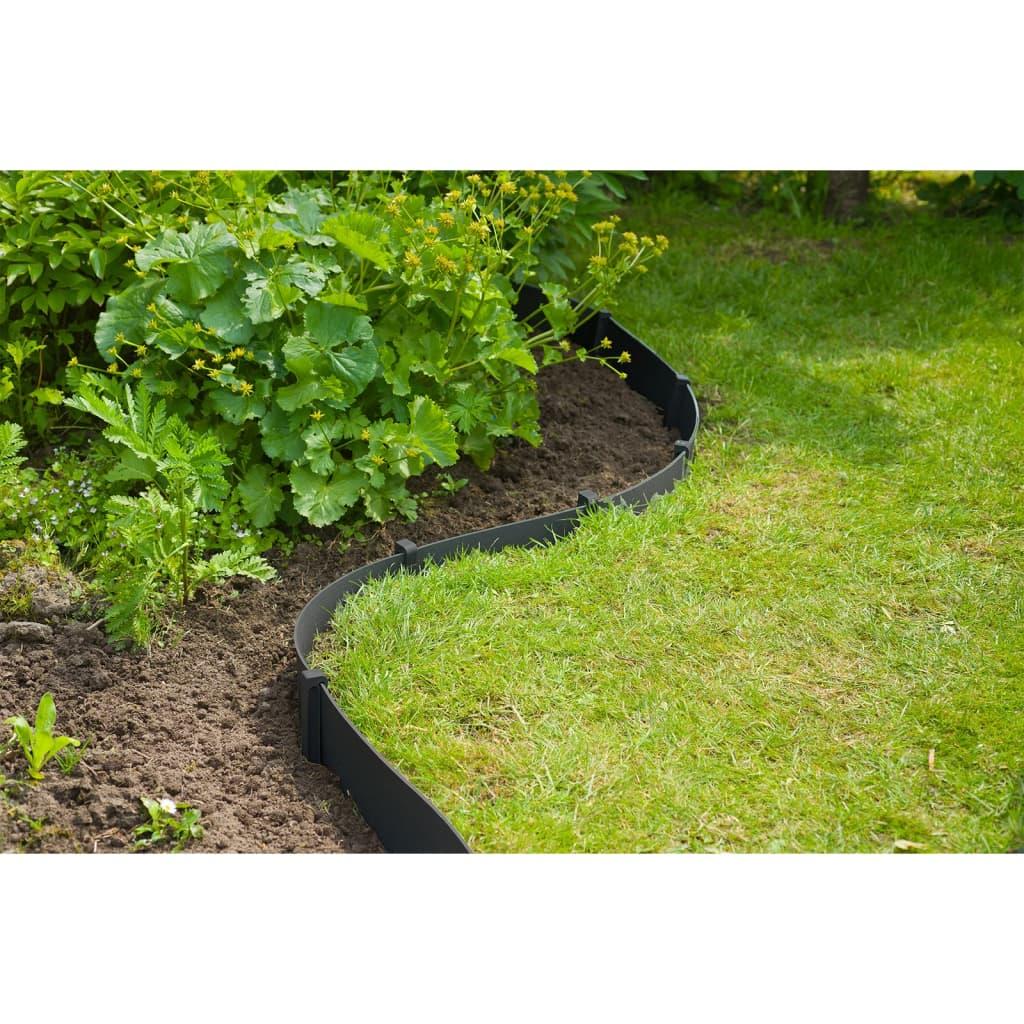 plænekant med spyd H15 cm x 10 m sort