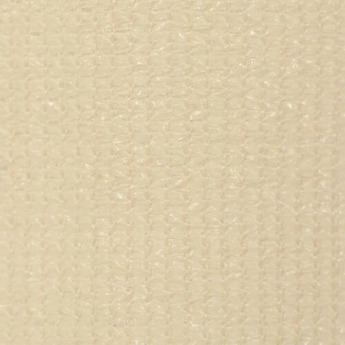Udendørs rullegardin 80x140 cm HDPE cremefarvet