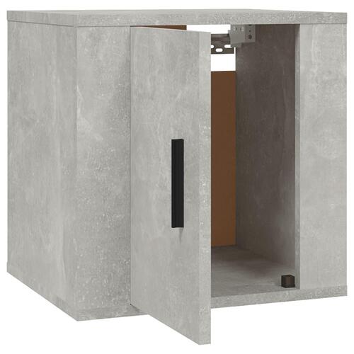 Væghængt tv-skab 40x34,5x40 cm betongrå