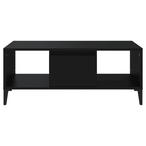 Sofabord 90x50x36,5 cm konstrueret træ sort