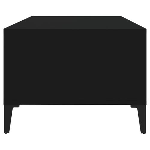 Sofabord 90x50x36,5 cm konstrueret træ sort