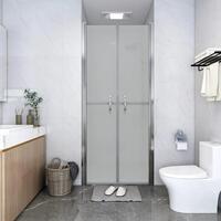 Brusedør 96x190 cm matteret sikkerhedsglas