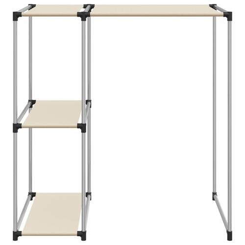 Opbevaringsreol over vaskemaskine 87x55x90,5 cm jern creme
