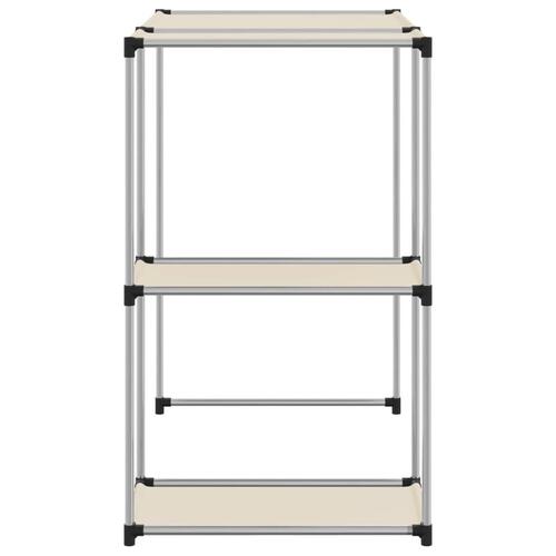Opbevaringsreol over vaskemaskine 87x55x90,5 cm jern creme