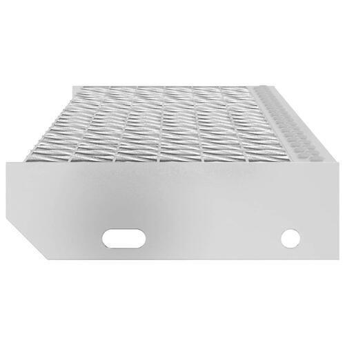 Trappetrin 70x24x7 cm trinrist galvaniseret stål