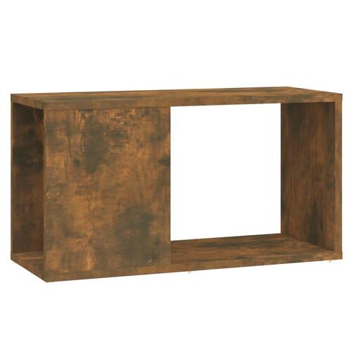 Tv-bord 60x24x32 cm konstrueret træ røget egetræsfarve