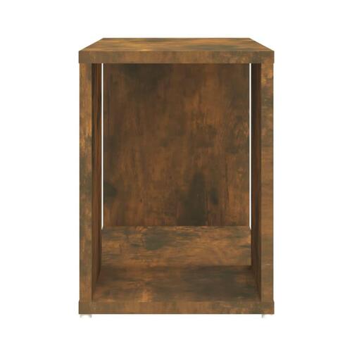Tv-bord 60x24x32 cm konstrueret træ røget egetræsfarve