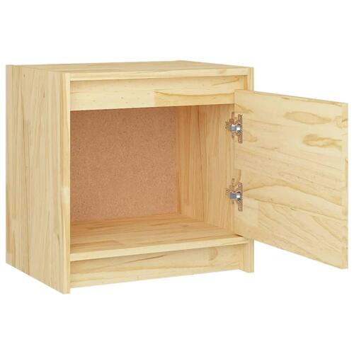 Sengebord 40x30,5x40 cm massivt fyrretræ