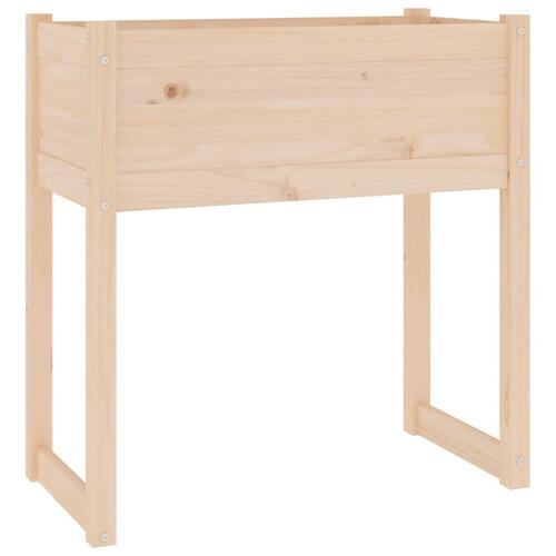 Plantekasse 78x40x81 cm massivt fyrretræ