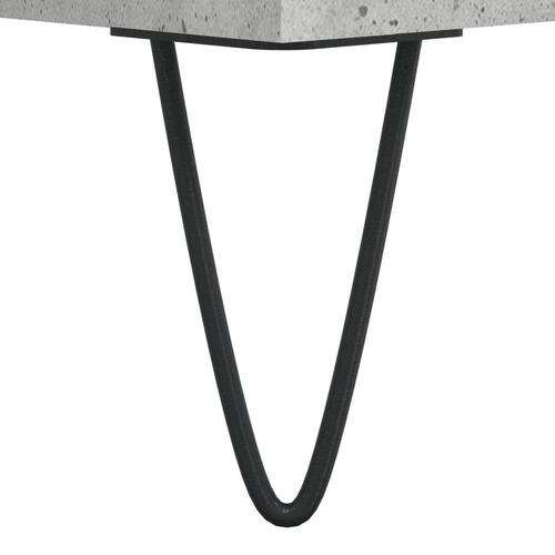 Sofabord 90x49x45 cm konstrueret træ betongrå
