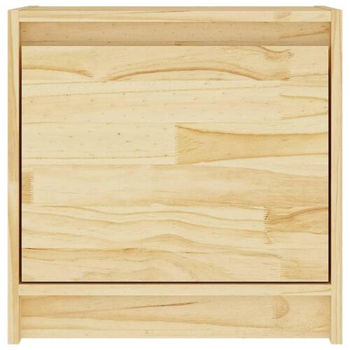 Sengeborde 2 stk. 40x30,5x40 cm massivt fyrretræ