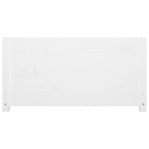 Daybed 90x200 cm massivt fyrretræ hvid