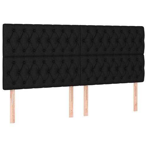 Sengeramme uden madras 180x200 cm stof sort