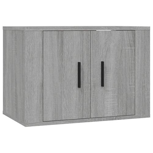 Væghængt tv-skab 57x34,5x40 cm grå sonoma-eg
