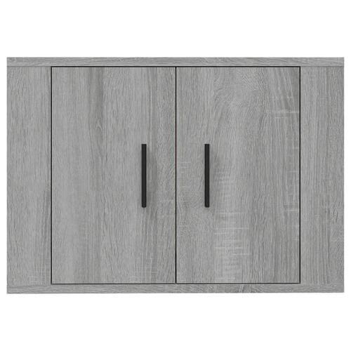 Væghængt tv-skab 57x34,5x40 cm grå sonoma-eg