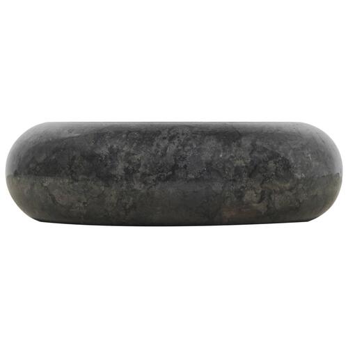 Håndvask 40x12 cm marmor sort
