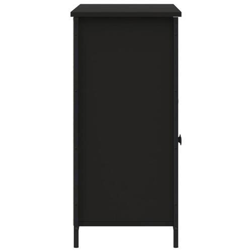 Skænk 100x35x75 cm konstrueret træ sort
