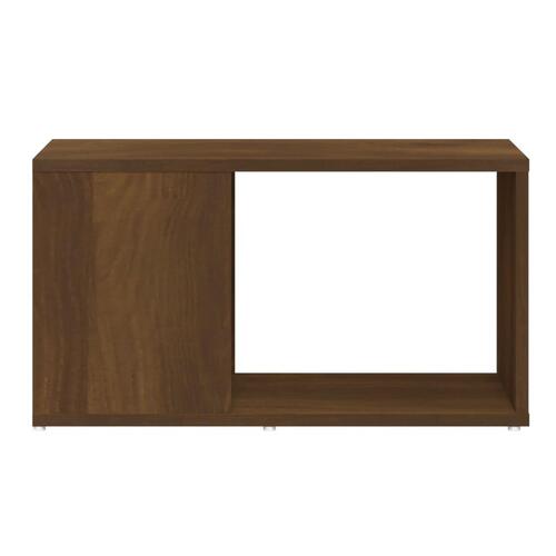 Tv-bord 60x24x32 cm konstrueret træ brun egetræsfarve