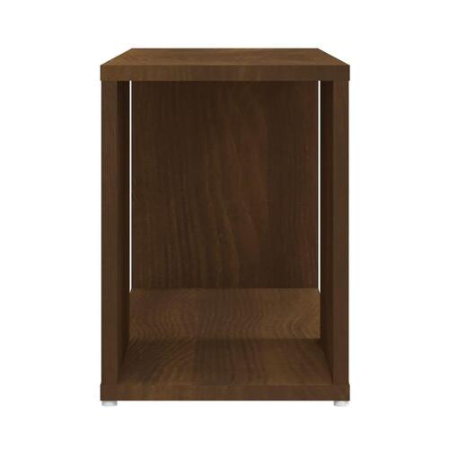 Tv-bord 60x24x32 cm konstrueret træ brun egetræsfarve
