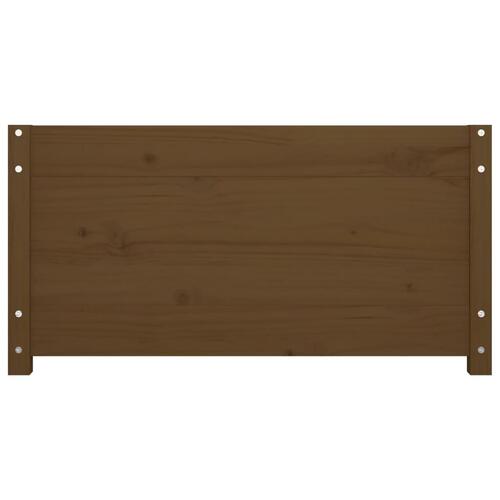 Daybed 90x200 cm massivt fyrretræ gyldenbrun