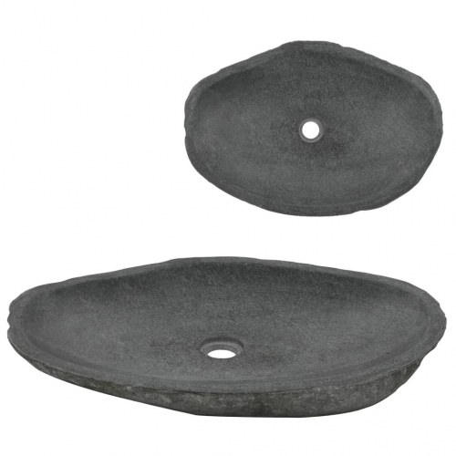 Håndvask flodsten oval 60-70 cm