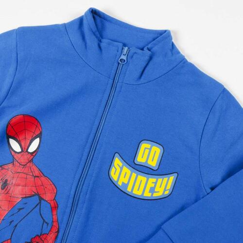 Træningsdragt til børn Spider-Man Blå 5 år