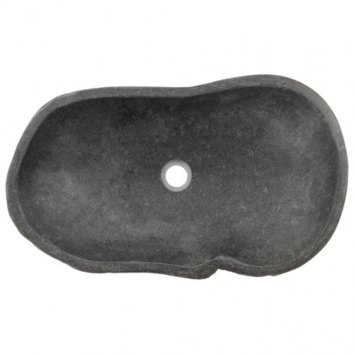 Håndvask flodsten oval 60-70 cm