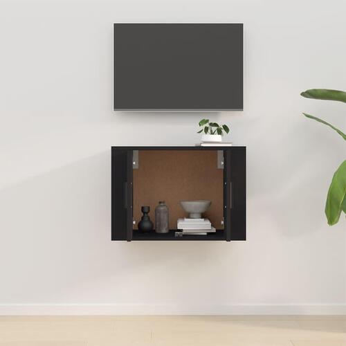 Væghængt tv-skab 57x34,5x40 cm sort
