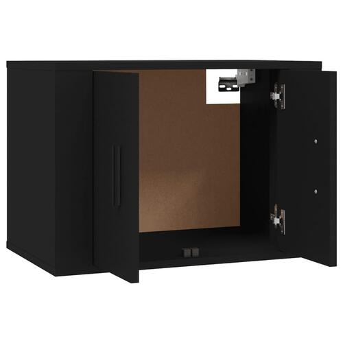 Væghængt tv-skab 57x34,5x40 cm sort