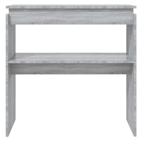 Konsolbord 80x30x80 cm konstrueret træ grå sonoma-eg