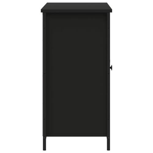 Skænk 100x35x70 cm konstrueret træ sort