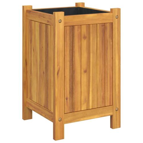 Plantekasse med for 31x31x50 cm massivt akacietræ