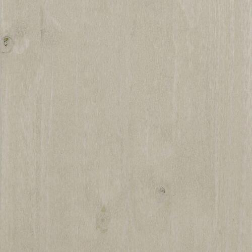 Skoskab HAMAR 85x40x108 cm massivt fyrretræ hvid