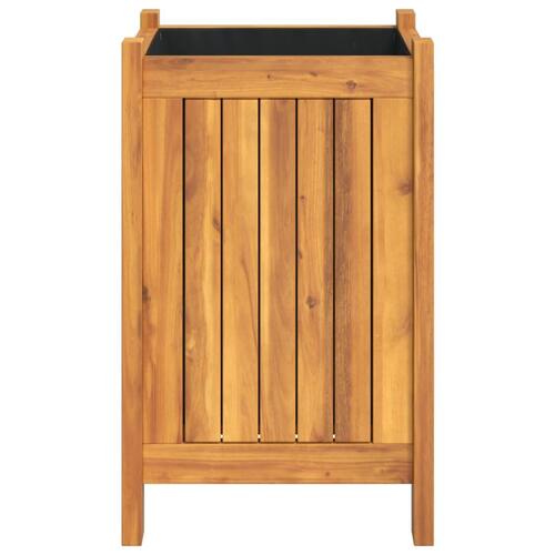 Plantekasse med for 31x31x50 cm massivt akacietræ