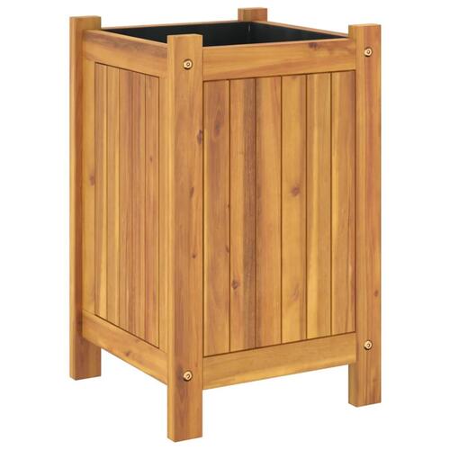 Plantekasse med for 31x31x50 cm massivt akacietræ