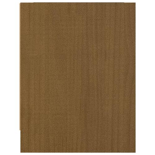 Sengeskabe 2 stk. 40x30,5x40 cm massivt fyrretræ honningbrun