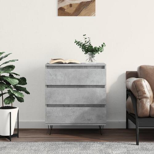 Skænk 60x35x70 cm konstrueret træ betongrå