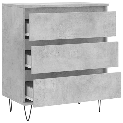 Skænk 60x35x70 cm konstrueret træ betongrå