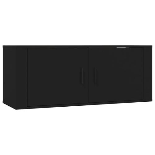 Væghængt tv-skab 100x34,5x40 cm sort