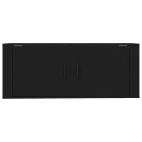 Væghængt tv-skab 100x34,5x40 cm sort