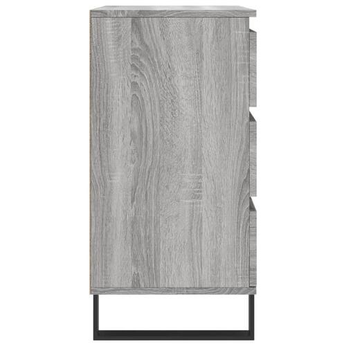 Skænk 60x35x70 cm konstrueret træ grå sonoma-eg