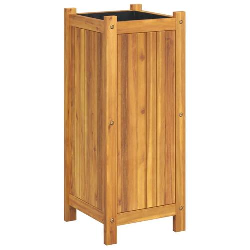 Plantekasse med for 31x31x75 cm massivt akacietræ