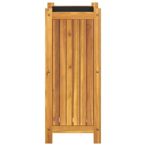 Plantekasse med for 31x31x75 cm massivt akacietræ