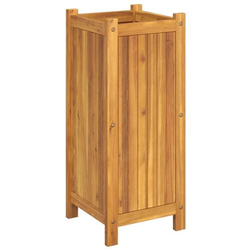 Plantekasse med for 31x31x75 cm massivt akacietræ