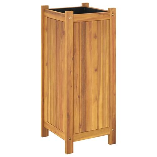 Plantekasse med for 31x31x75 cm massivt akacietræ