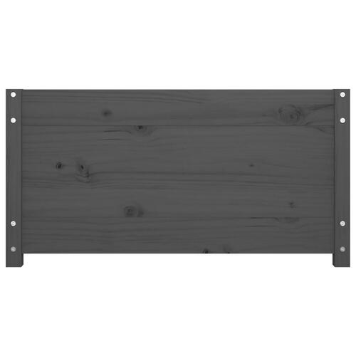 Daybed 90x190 cm Single massivt fyrretræ grå